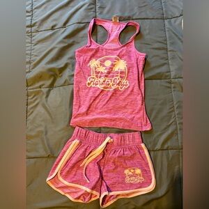 Kids Florida Keys Tank Top and Shorts Size Small NEW
